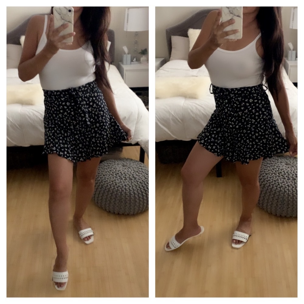 NWT ZARA High Waist Skort